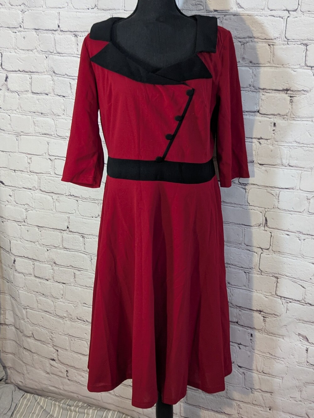 Retro Red Dress